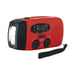 Emergency Solar & Hand‑Crank Radio with 2000mAh Power Bank, LED Torch & AM/FM
