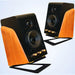 Pair of Desktop Speaker Stands — 16° Tilt, Aluminium Alloy, Anti‑Vibration Pads