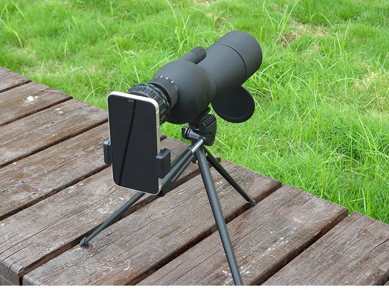 25–75x60 HD Spotting Scope Monocular — Waterproof Zoom for Birdwatching & Camping