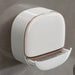 Waterproof Soap Dish – Non-slip, Leak-proof Shower & Sink Soap Holder (Plastic, L)