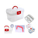 2-Tier Plastic Medicine Box with Handle — Large Capacity First‑Aid Organiser