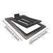 Pair of Desktop Speaker Stands — 16° Tilt, Aluminium Alloy, Anti‑Vibration Pads