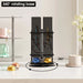 40‑Pod VertuoLine Carousel Pod Holder — 360° Rotating Wire Stand, Black