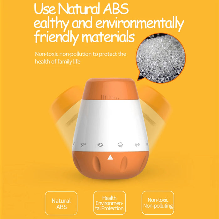 White Noise Sleep Machine for Babies — Voice‑Activated, Rechargeable