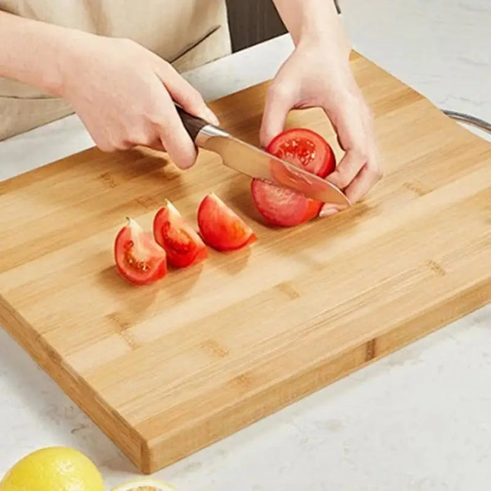 Thick Solid Wood Double‑Sided Rectangular Cutting Board – S, M & L