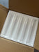 Set of 10 Glass Hurricane Candle Sleeves — 5cm x 27cm