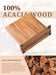 Acacia Wood Magnetic Knife Block – Kitchen Knife Rack with Strong Magnets
