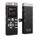 Digital Voice Recorder & MP3 Player — Dual Microphones, Voice‑Activated, Password Protection, Line‑in