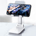 CCT4 Universal Folding Telescopic Stand - Desktop Mobile Phone and Tablet Holder for iPad Air, iPhone 12 XS 11 Pro, POCO X3 NFC - Ideal for Hands-Free Viewing and Video Calls - Shopsta EU