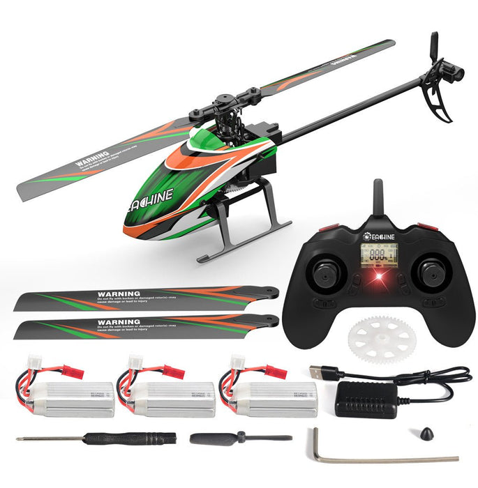 Eachine E130 - 2.4G 4CH 6-Axis Gyro Altitude Hold Flybarless RC Helicopter RTF - Perfect for Beginners and Enthusiasts - Shopsta EU