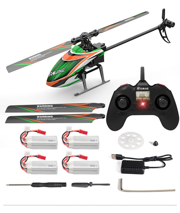 Eachine E130 - 2.4G 4CH 6-Axis Gyro Altitude Hold Flybarless RC Helicopter RTF - Perfect for Beginners and Enthusiasts - Shopsta EU