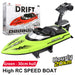 HXJRC HJ811 2.4G 4CH RC Boat - High Speed LED Light Speedboat, Waterproof, 20km/h Electric Racing Vehicles for Lakes and Pools - Perfect Remote Control Toy for Kids and Adults - Shopsta EU