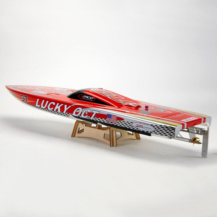 TFL 1126 Lucky OCT 880mm - 2.4G Brushless RC Boat with 120A ESC & Water Cooling System - Ideal for Hobbyists without Servo TX Battery - Shopsta EU