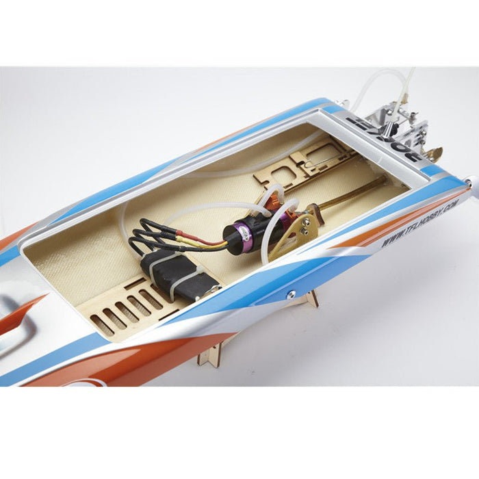 TFL Hobby 1111 Rocket FSR-OF - 65cm Racing Boat with 2958/2881KV Brushless Motor & 70A ESC Fiberglass - Ideal for RC Boat Enthusiasts - Shopsta EU