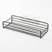 Corner Punch-Free Storage Rack — Single-Tier Bathroom & Kitchen Shelf (Black)