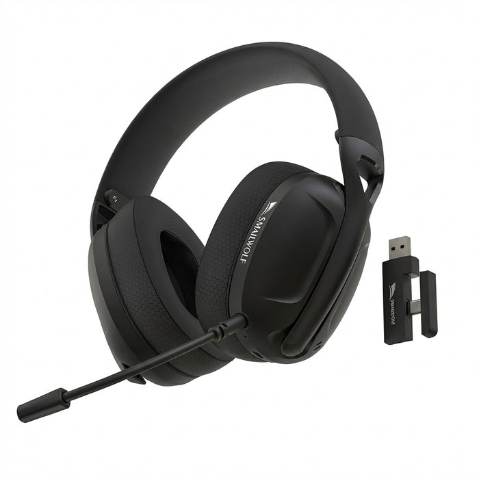 L80 Lightweight Three-Mode Gaming Headset — Bluetooth & Wired with Microphone