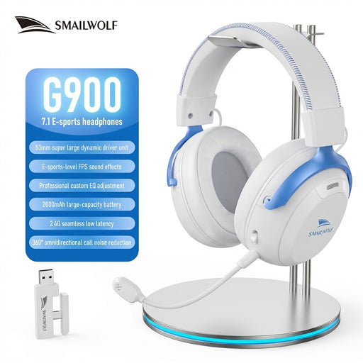 L80 Lightweight Three-Mode Gaming Headset — Bluetooth & Wired with Microphone
