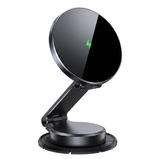Joyroom JR-ZS408 Magnetic Car Mount — 15W Wireless Charger, N55 Magnets, 360° Rotation