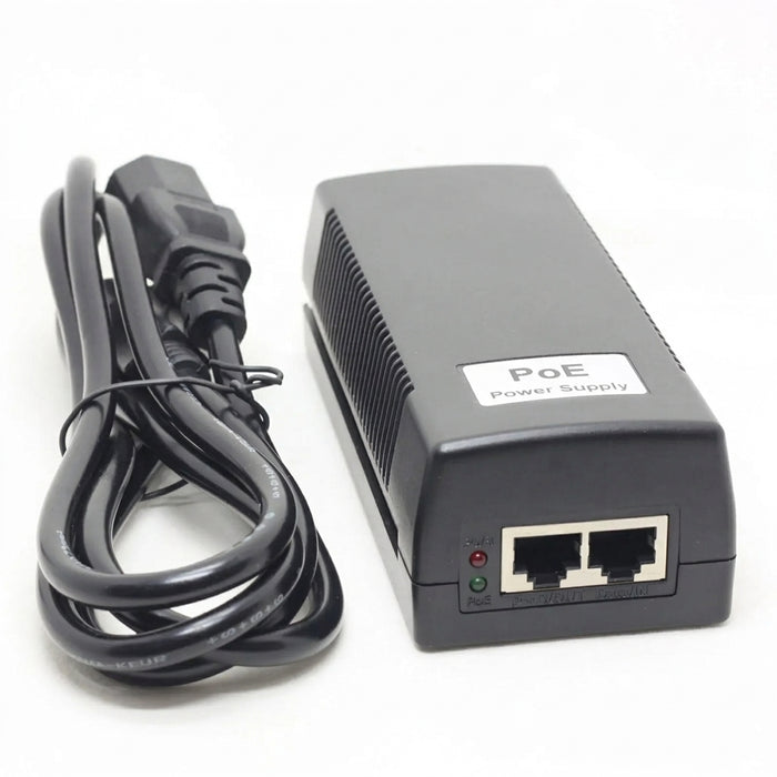 60W Gigabit PoE++ Injector (802.3bt) — 52V 1.2A, 10/100/1000 Mbps