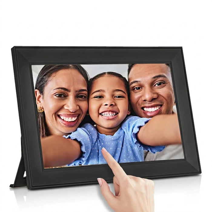 10.1in Wi‑Fi Digital Photo Frame — 1280×800 IPS Touchscreen, 16GB, Auto‑rotate