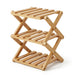 Bamboo Installation-Free Shoe Rack — 2 to 6 Tier Foldable Storage Shelf