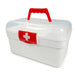 2-Tier Plastic Medicine Box with Handle — Large Capacity First‑Aid Organiser