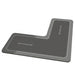 Minimalist Diatomaceous Earth Non-Slip L-Shaped Shower Door Mat