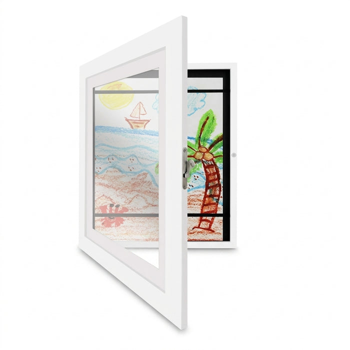 A3 & A4 Magnetic Kids Art Frame — Front-Open, Changeable Display for Posters & Photos
