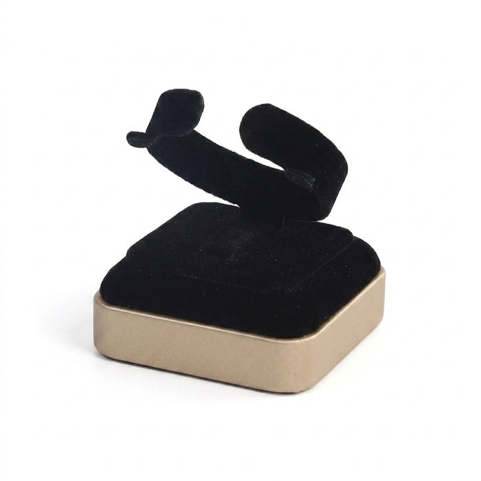 Velvet Jewellery Organiser Stand – Metal Ring, Pendant, Bracelet & Watch Display