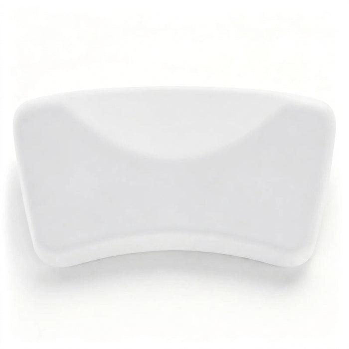 Spa Neck Bath Pillow with Suction Cups — Waterproof Polyurethane Headrest