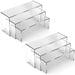Acrylic Display Stands — 3/6/9/12 Pack Clear Mini Organisers for Perfume, Dolls & Jewellery